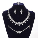 NEW ARRIVAL Classic Ladies High Quality AAA+ Cubic Zirconia Diamonds Jewellry Set