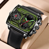 Luxury Brand Sport Quartz Wristwatch Waterproof Military Digital Leather Watches For Men