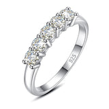 Magnificent High Quality Moissanite Diamonds Eternity Ring - Wedding Engagement Fine Jewellery