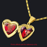 NEW ARRIVAL - Muslim Creative Design Allah Quran Heart Photo Frame Pendant Necklace - The Jewellery Supermarket