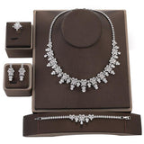 NEW ARRIVAL Classic Ladies High Quality AAA+ Cubic Zirconia Diamonds Jewellry Set - The Jewellery Supermarket
