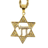 NEW ARRIVAL Jewish Star of David Necklace Long Chain Womens Religious Necklace