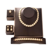 NEW ARRIVAL Vintage Droplets Dignified Luxury AAA+ Cubic Zirconia Diamonds Jewellery Set - The Jewellery Supermarket