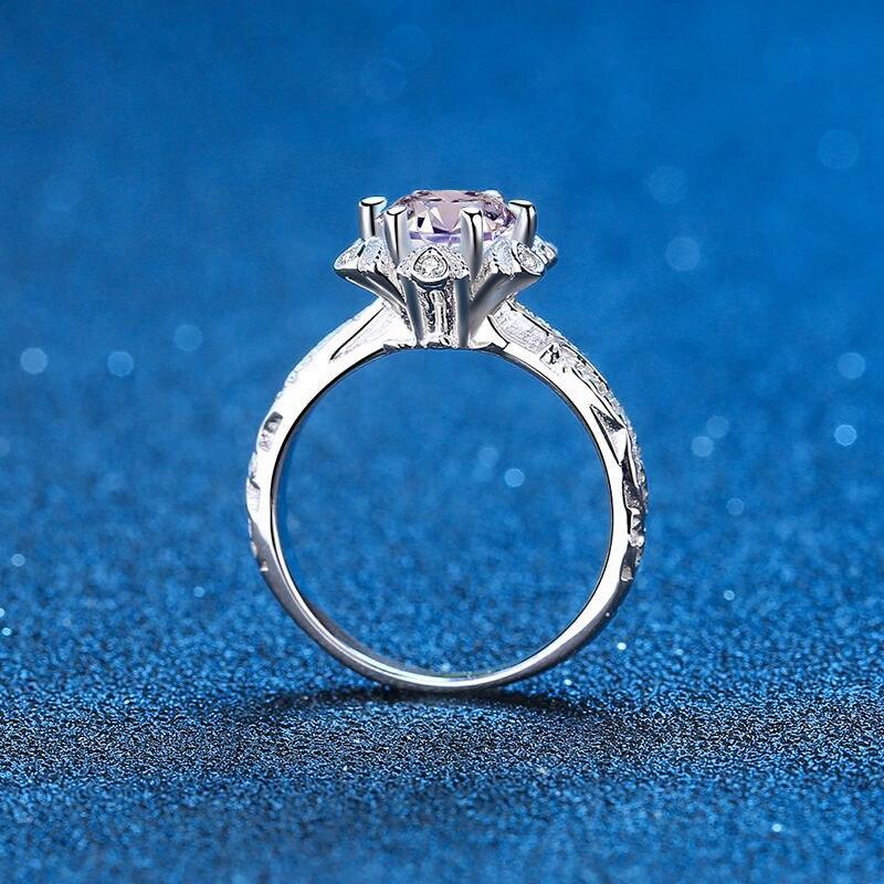 Brilliant Round Diamond Real High Quality Moissanite Diamonds Rings For Women - Luxury Jewellery - The Jewellery Supermarket