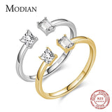 Classic Irregular Sparkling Clear AAAA Simulated Diamonds Rings - Charming Gold Color Wedding Fine Jewellery - The Jewellery Supermarket