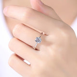 Brilliant 18KGP VVS1 3CT High Quality Moissanite Diamonds Solitaire Rings for Women - Luxury Jewellery - The Jewellery Supermarket