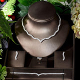 NEW - Graceful Super AAA+ Cubic Zirconia Diamonds Jewellery Set - The Jewellery Supermarket