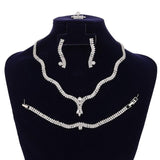 NEW ARRIVAL - Romantic Luxury AAA+ Cubic Zirconia Diamonds Jewellery Set