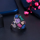 NEW ARRIVAL Designer Dazzling Luxury Fashion AAA+ Quality CZ Diamonds Ring - The Jewellery Supermarket