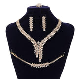 NEW ARRIVAL - Fabulous Luxury AAA+ Cubic Zirconia Diamonds Jewellery Set - The Jewellery Supermarket