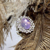 NEW VINTAGE RINGS Retro Fashion Bright Moonstone Adjustable Size Luxury Jewellery Rings - The Jewellery Supermarket
