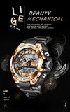 Men Military Watch Digital 50m Waterproof Wristwatch LED Quartz Clock Sport Watch - The Jewellery Supermarket