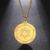 NEW ARRIVAL Hexagram Solomon Necklace for Men and Women Jewish Stainless Steel Jewellery