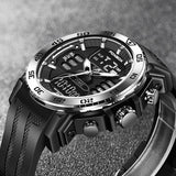 NEW - Military Watch Waterproof Sport Dual Display Watch Digital Watch for Men - The Jewellery Supermarket