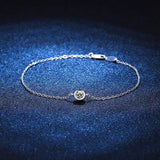 Choice 0.3ct VVS D Color High Quality Moissanite Diamonds Lucky Bubble Charming Bracelets Bangle Jewellery