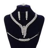 NEW ARRIVAL -  Fabulous Luxury AAA+ Cubic Zirconia Diamonds Jewellery Set
