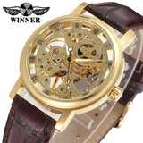 Fashion Sale Stainless Steel Automatic Self Winder Skeleton Mechanical Watch - The Jewellery Supermarket