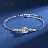 NEW ARRIVAL - 100% Real D Color D Color 1 Carat Sterling Silver Moissanite Bracelet Luxury Jewelry