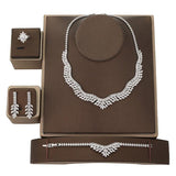 NEW ARRIVAL Luxury Simple Vintage AAA+ Cubic Zirconia Diamonds Jewellery Set - The Jewellery Supermarket