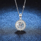 Full Diamond Luxury High Quality Moissanite Diamonds Pendant Wedding Necklaces - Fine Jewellery