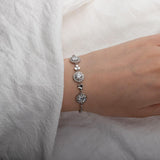 Amazing 18K WGP 3 Carat Total D Color VVS High Quality Moissanite Diamonds Clover Bracelet - Luxury Jewellery - The Jewellery Supermarket