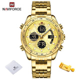 NEW MENS WATCHES - Luxury Sport Chronograph Alarm Waterproof Quartz Military Watches for Men - The Jewellery Supermarket