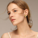 Luxury High Quality Simulated Citrine Diamond Earrings/Rings Cocktail Wedding Jewellery - The Jewellery Supermarket