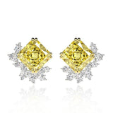 Luxury High Quality Simulated Citrine Diamond Earrings/Rings Cocktail Wedding Jewellery - The Jewellery Supermarket