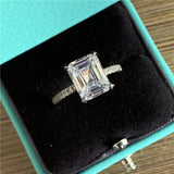 *NEW* Handmade Sterling Silver High Quality AAA+ Cubic Zirconia Diamonds  Engagement Ring - The Jewellery Supermarket