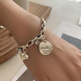Charming Gifts - New Fashion Silver Colour Chain Vintage Handmade Bracelet for Women - The Jewellery Supermarket