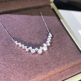 Modern  Elegant Women's Necklace with Dazzling High Quality AAA+ Cubic Zirconia Diamonds