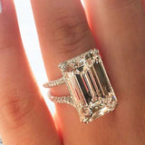 Luxury Crystal Geometric ♥︎ High Quality AAA+ Cubic Zirconia Diamond ♥︎ Ring - The Jewellery Supermarket