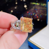 *NEW* Brilliant High Quality AAA+ Cubic Zirconia Diamonds Elegant Ring