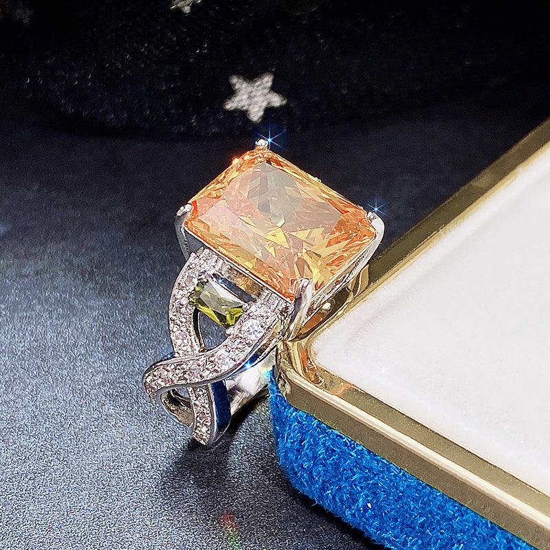 *NEW* Brilliant High Quality AAA+ Cubic Zirconia Diamonds Elegant Ring - The Jewellery Supermarket