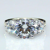 *NEW* Delicate 4 Claws High Quality AAA+ Cubic Zirconia Diamonds Engagement Ring - The Jewellery Supermarket