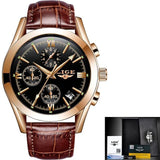 Great Gifts for Men - Top Luxury Brand Military Sport Quartz Full Steel Casual Business gold watch - The Jewellery Supermarket